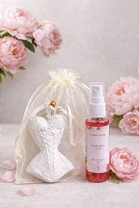 KIT PASTILHA AROMÁTICA GESSO + HOME SPRAY - 30ML