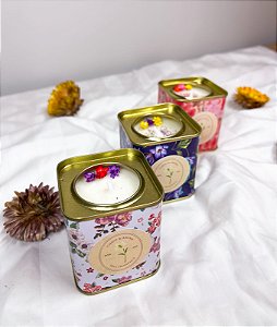 VELA AROMÁTICA LATAS COLORIDAS - 100ML