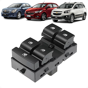 Comando Botão Vidro Elétrico GM Cobalt Spin Onix 2012 A 2018