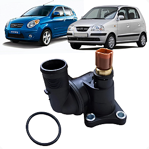 Carcaça Válvula Termostática Kia Picanto Atos 1.0 1.1 12v