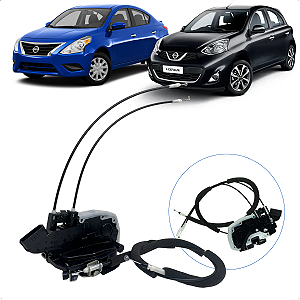 Fechadura Elétrica Porta Nissan Versa March 2011 a 2020