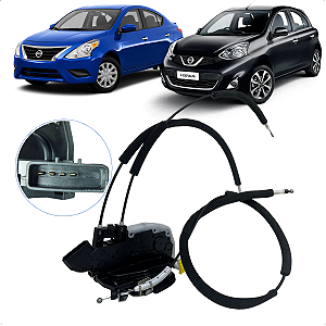 Fechadura Elétrica Porta Nissan Versa March 2011 a 2020
