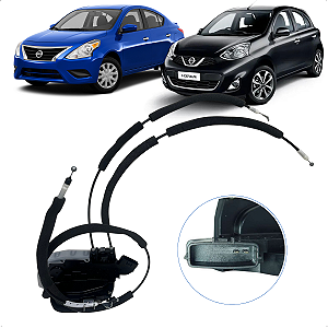 Fechadura Elétrica Porta Nissan Versa March 2011 a 2020