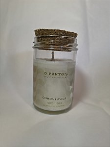 Vela Aromática de Cereja & Avelã – O Ponto Aromas