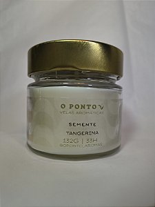 Vela Aromática Semente – Tangerina – O Ponto Aromas