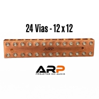 BARRAMENTO DE COBRE ARP 24 VIAS - 12X12 PAR