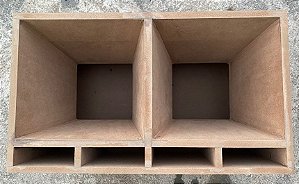 Caixa ARP 10'' AR10 Q Mdf Comum 12mm DUPLA