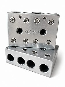 BARRAMENTO DE ALUMINIO ARP - - - - - 8 VIAS - 4X4 (PAR)