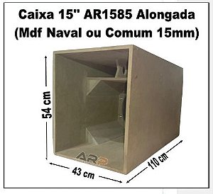 CAIXA ARP 15 AR15110 NAVAL ALONGADA