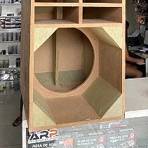 Caixa ARP 15'' AR1570 Mdf Comum 15mm