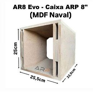 Caixa ARP 8'' AR8 Evo Mdf Naval 15mm