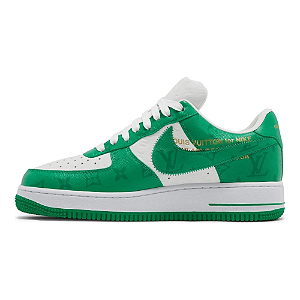 Nike Air Force 1 Low By Virgil A White Green x Louis Vuitton