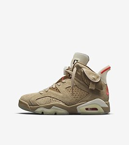 Air Jordan 6 British Khaki x Travis Scott
