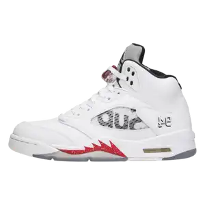 Air Jordan 5 Retro White x Supreme