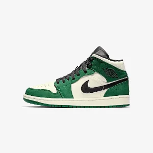 Air Jordan 1 Mid Pine Green