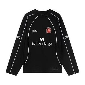 Camiseta Balenciaga Paris 10 Soccer Manga Longa