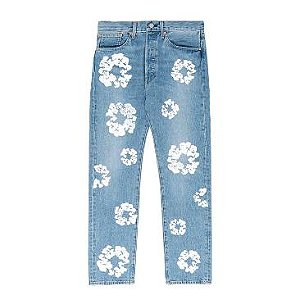 Calça Denim Tears x Levi's Cotton Wreath Jeans Light Wash