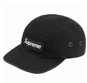 Boné Supreme Military Camp Black