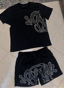 Conjunto Syna World Streetwear Moletom preto - Pronta entrega