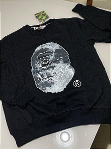 Suéter BAPE Crewneck Ape Head Moon - PRONTA ENTREGA
