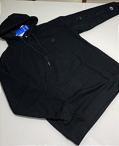 Moletom All Black Champion - PRONTA ENTREGA