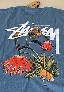 Camiseta Stussy Withered Flower - Pronta Entrega