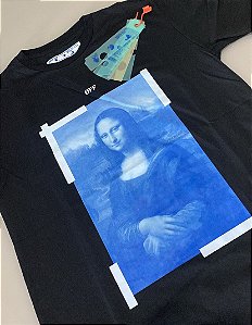 Camiseta OFF WHITE Monalisa - Pronta Entrega