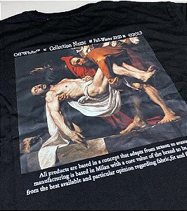 camiseta Off-White"Caravaggio Deposition" PRONTA ENTREGA