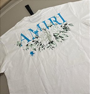 Camiseta AMIRI Floral Amiri Logo PRONTA ENTREGA