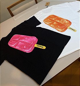 Camisetas Stussy Picolé Preta ou Branca - PRONTA ENTREGA