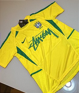 Camiseta do Brasil x Stussy (PRONTA ENTREGA)