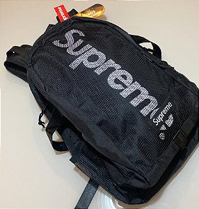 Mochila Supreme Preta Pronta Entrega