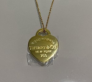 Colar tiffany dourado (PRONTA ENTREGA)