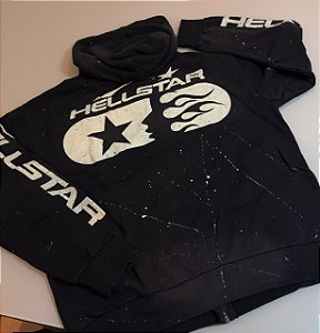 Jaqueta Hellstar Studios Zip Hoodie Black Men's PRONTA ENTREGA