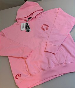 Blusa Moletom Chrome Hearts Hoodie Pink PRONTA ENTREGA