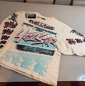 Camiseta Long Sleeve Hellstar Brain Racer PRONTA ENTREGA