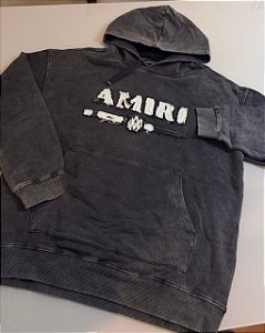 Blusa Moletom AMIRI Logo Destroyed (PRONTA ENTREGA)
