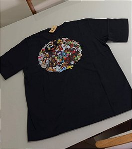 Camiseta Stussy Plush Tee Black PRONTA ENTREGA