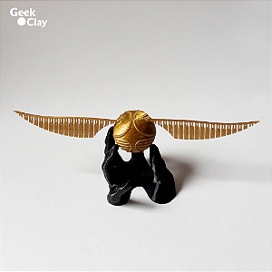 Pomo De Ouro Harry Potter Decorativo Realista - Item Colecionável Geek Decoração - Envio Rápido