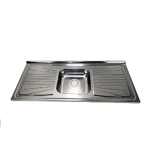 FABRINOX PIA INOX C/ CUBA SIMPLES 1,20X52 (PS1200)