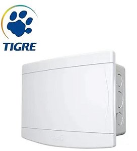 Quadro de Distribuição Embutir 6/8 TIGRE