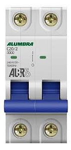ALUM DISJUNTOR BIPOLAR 020 AMP "C" (39343) C20/2