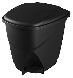 Lixeira Ecológica c/ Pedal (LP1*PR1) Preto ASTRA15