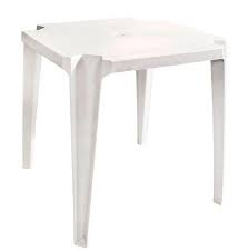Mesa de Plástico Quadrada Firenze 72X72 (5403) DOLFIN