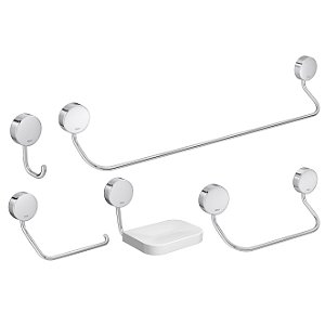 Deca Kit de Acessórios 5 peças Net Cromado 2000.c01