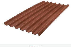 Onduline - Telha Stilo 2,00 x 0,96 - Vermelha (P7104BR)