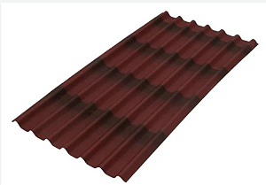 TELHA STILO 3D ONDULINE VERMELHA 2,00X0,96
