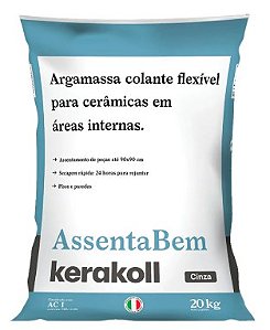 KERAKOLL ARG (AC1) ASSENTABEM CINZA 20KG(K9019501)