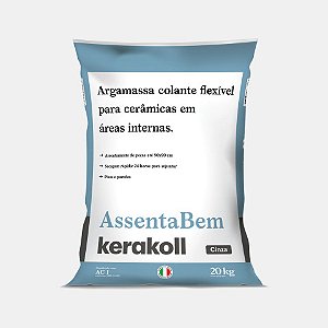 Argamassa Assentabem Cinza - Ac1 - 20 kg - Kerakoll