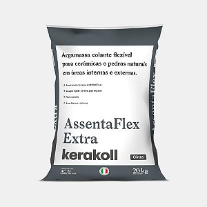 Argamassa Assentaflex Extra Cinza Ac2 - 20kg - Kerakoll